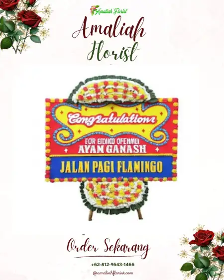 Sewa Papan Bunga Mersam